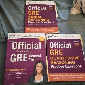 GRE Prep Bundle 3rd Edition, No writing, like new
